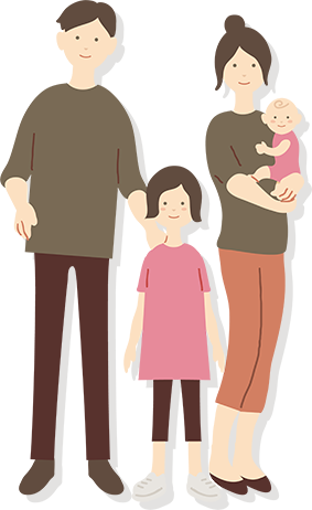 家族のイラスト