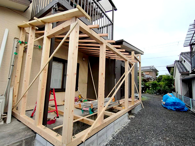 住宅増築の画像